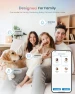 Thumbnail Smart Scale for Body Weight, BMI, Body Fat, Muscle Mass, Bluetooth Wi-Fi Rechargeable Scale, RGB Lighting Color Changing... — Smart Scale, RENPHO