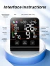 Thumbnail Upper Arm Blood Pressure Monitor with Wide-Range Cuff and Large Backlit Display — Blood Pressure Monitor, WAMELPRI