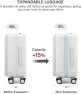 Thumbnail 20 Inch Expandable Carry On Luggage with Cup Holder — Smart Luggage, Hanke