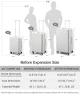 Thumbnail 20 Inch Expandable Carry On Luggage with Cup Holder — Smart Luggage, Hanke