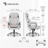Thumbnail Active Lumbar Ergonomic Swivel Executive Massage Chair — Smart Chairs, Sharper Image