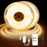 Thumbnail COB LED Strip Lights 9.84ft, 3000K Warm White, DC24V, CRI93+, Bluetooth App Control, Dimmable — LED Strip Lights, AUZIWE