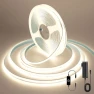 Thumbnail COB LED Strip Lights 9.84ft, 3000K Warm White, DC24V, CRI93+, Bluetooth App Control, Dimmable — LED Strip Lights, AUZIWE