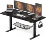 Thumbnail Electric Standing Desk, Height Adjustable Home Office Desk with Memory Presets & Cable Management, Rustic Brown Sit... — Standing Desk, Acrolix