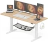 Thumbnail Electric Standing Desk, Height Adjustable Home Office Desk with Memory Presets & Cable Management, Rustic Brown Sit... — Standing Desk, Acrolix