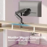 Thumbnail Electric Standing Desk with 2 Drawers & Large Keyboard Tray — Standing Desk, HUANUO