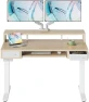 Thumbnail Electric Standing Desk with 2 Drawers & Large Keyboard Tray — Standing Desk, HUANUO