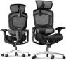 Thumbnail Ergonomic Office Chair with Footrest — Smart Chairs, FLEXISPOT
