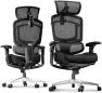 Thumbnail Ergonomic Office Chair with Footrest — Smart Chairs, FLEXISPOT