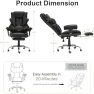 Thumbnail Ergonomic Office Chair with Heated Massage Function — Massage Chairs, ALYEEPLOR