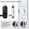 Thumbnail Fingerprint Smart Lock with Handle & Keypad — Smart Lock, samtechT