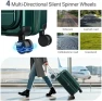 Thumbnail Carry On Luggage with Top Opening, Expandable with Front Pocket and USB Charging Port — Smart Luggage, cllson