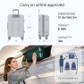 Thumbnail Carry On Luggage with Top Opening, Expandable with Front Pocket and USB Charging Port — Smart Luggage, cllson