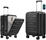 Thumbnail Carry On Luggage with Top Opening, Expandable with Front Pocket and USB Charging Port — Smart Luggage, cllson