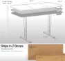 Thumbnail Electric Dual Motor Sit Stand Desk — Standing Desk, VIVO