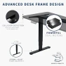 Thumbnail Electric Dual Motor Sit Stand Desk — Standing Desk, VIVO