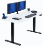 Thumbnail Electric Dual Motor Sit Stand Desk — Standing Desk, VIVO