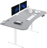 Thumbnail Electric Dual Motor Sit Stand Desk — Standing Desk, VIVO