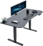 Thumbnail Electric Dual Motor Sit Stand Desk — Standing Desk, VIVO