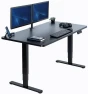 Thumbnail Electric Dual Motor Sit Stand Desk — Standing Desk, VIVO