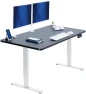 Thumbnail Electric Dual Motor Sit Stand Desk — Standing Desk, VIVO