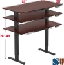 Thumbnail Height Adjustable Standing Desk with Drawer and Memory Preset — Standing Desk, SHW