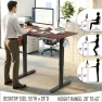 Thumbnail Height Adjustable Standing Desk with Drawer and Memory Preset — Standing Desk, SHW