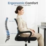 Thumbnail Home Office Desk Chair - Ergonomic Mid Back with Lumbar Support & Rocking Mode — Smart Chairs, DUMOS