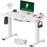 Thumbnail Whole-Piece Standing Desk with Clamp Power Strip, 55 x 28 — Standing Desk, FLEXISPOT