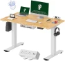 Thumbnail Whole-Piece Standing Desk with Clamp Power Strip, 55 x 28 — Standing Desk, FLEXISPOT