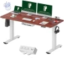 Thumbnail Whole-Piece Standing Desk with Clamp Power Strip, 55 x 28 — Standing Desk, FLEXISPOT