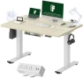 Thumbnail Whole-Piece Standing Desk with Clamp Power Strip, 55 x 28 — Standing Desk, FLEXISPOT