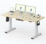 Thumbnail Whole-Piece Standing Desk with Clamp Power Strip, 55 x 28 — Standing Desk, FLEXISPOT