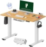 Thumbnail Whole-Piece Standing Desk with Clamp Power Strip, 48x24" — Standing Desk, FLEXISPOT