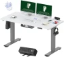 Thumbnail Whole-Piece Standing Desk with Clamp Power Strip, 48x24" — Standing Desk, FLEXISPOT