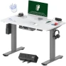 Thumbnail Whole-Piece Standing Desk with Clamp Power Strip, 48x24" — Standing Desk, FLEXISPOT