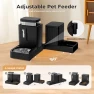 Thumbnail Automatic Cat Feeder and Water Dispenser Set, 2 in 1 Gravity Food Dispenser — Automatic Pet Feeder, ZOMISIA