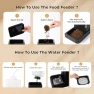 Thumbnail Automatic Cat Feeder and Water Dispenser Set, 2 in 1 Gravity Food Dispenser — Automatic Pet Feeder, ZOMISIA