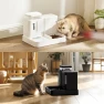 Thumbnail Automatic Cat Feeder and Water Dispenser Set, 2 in 1 Gravity Food Dispenser — Automatic Pet Feeder, ZOMISIA