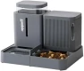 Thumbnail Automatic Cat Feeder and Water Dispenser Set, 2 in 1 Gravity Food Dispenser — Automatic Pet Feeder, ZOMISIA