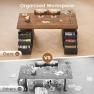 Thumbnail Electric Standing Desk with 6 Drawers — Standing Desk, SEDETA