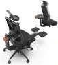 Thumbnail Ergonomic Office Chair with Adaptive Lumbar Support, Footrest, 4D Armrest, Adjustable Seat Depth & Height — Smart Chairs, NEWTRAL