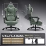Thumbnail Gaming Chair with Heated Massage Lumbar Support — Massage Chairs, Dowinx