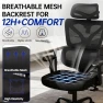 Thumbnail High Back Mesh Office Chair with Lumbar Support — Smart Chairs, Hayelf