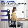 Thumbnail High Back Mesh Office Chair with Lumbar Support — Smart Chairs, Hayelf