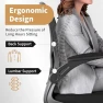 Thumbnail Mesh Office Chair with Flip-up Arms and Lumbar Support — Smart Chairs, Youhauchair