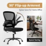 Thumbnail Mesh Office Chair with Flip-up Arms and Lumbar Support — Smart Chairs, Youhauchair