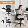 Thumbnail Mesh Office Chair with Flip-up Arms and Lumbar Support — Smart Chairs, Youhauchair