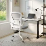Thumbnail Mesh Office Chair with Flip-up Arms and Lumbar Support — Smart Chairs, Youhauchair
