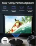 Thumbnail Mini Projector with WiFi 6 and Bluetooth 5.2 — Smart Projector, Truzcn